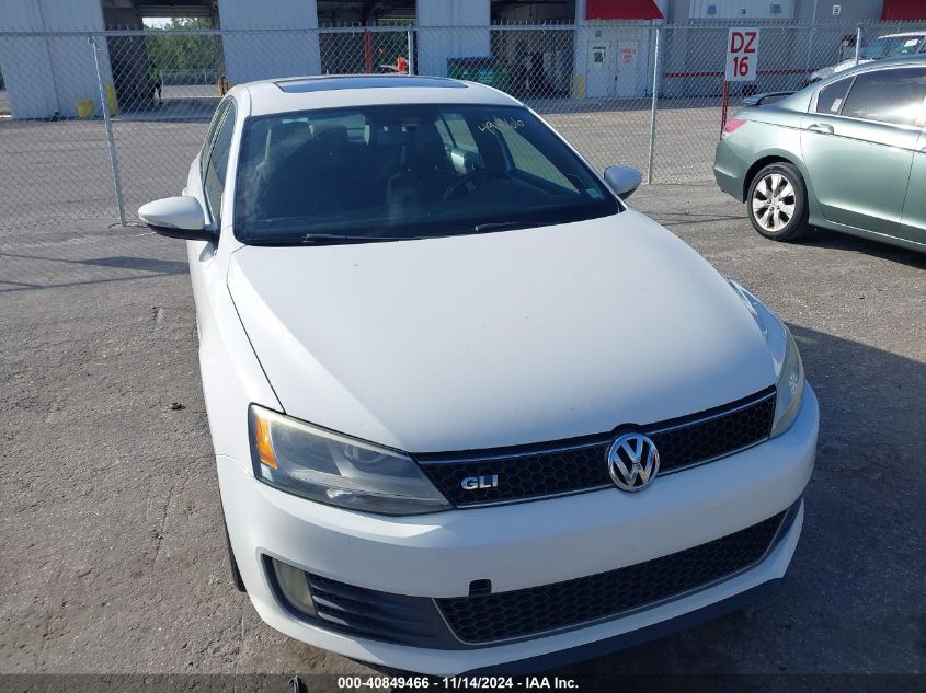 2013 Volkswagen Jetta Gli Autobahn VIN: 3VW467AJ0DM377542 Lot: 40849466