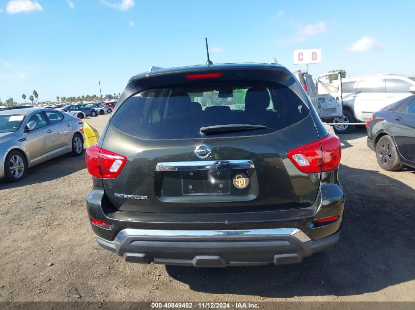 2017 Nissan Pathfinder S VIN: 5N1DR2MN8HC603681 Lot: 40849482