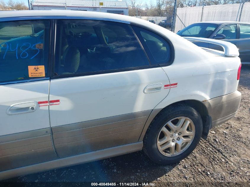 2001 Subaru Outback Limited VIN: 4S3BE686917206903 Lot: 40849485