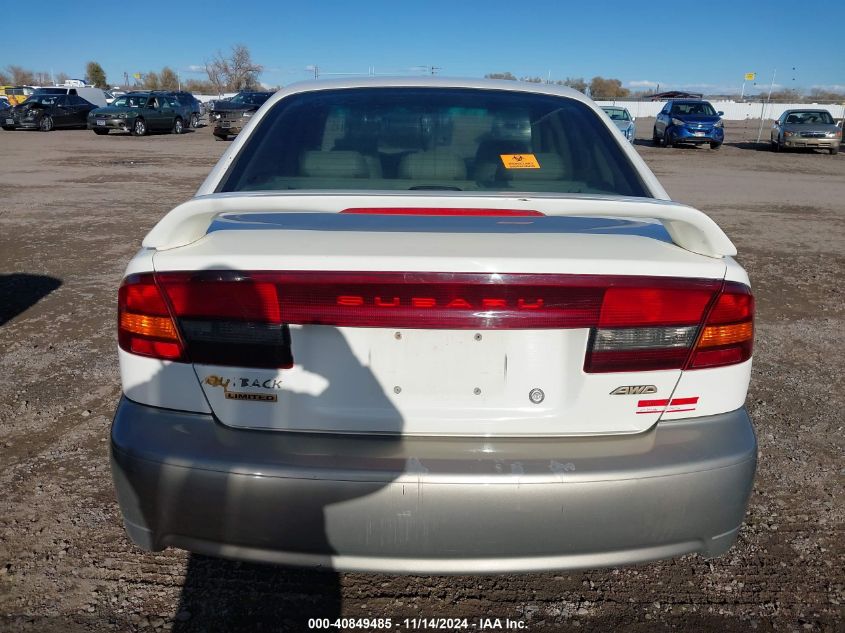 2001 Subaru Outback Limited VIN: 4S3BE686917206903 Lot: 40849485