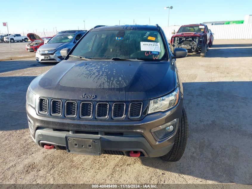 2018 Jeep Compass Trailhawk 4X4 VIN: 3C4NJDDB6JT450827 Lot: 40849499