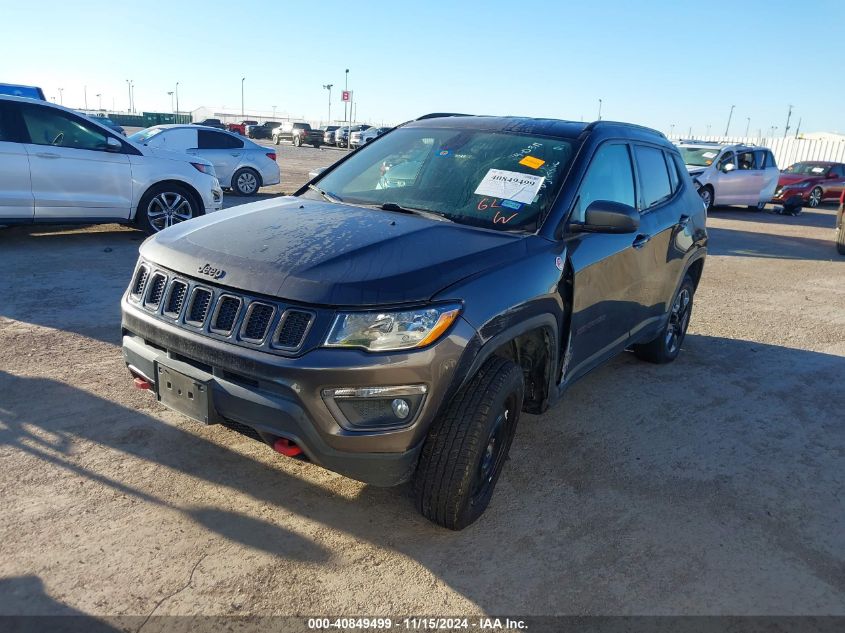 2018 Jeep Compass Trailhawk 4X4 VIN: 3C4NJDDB6JT450827 Lot: 40849499