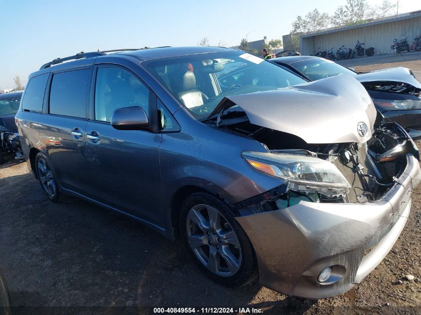 2017 Toyota Sienna Se 8 Passenger VIN: 5TDXZ3DC7HS876986 Lot: 40849554