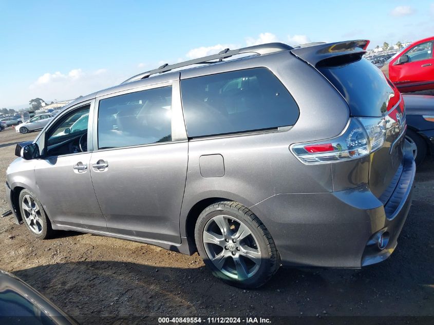 2017 Toyota Sienna Se 8 Passenger VIN: 5TDXZ3DC7HS876986 Lot: 40849554