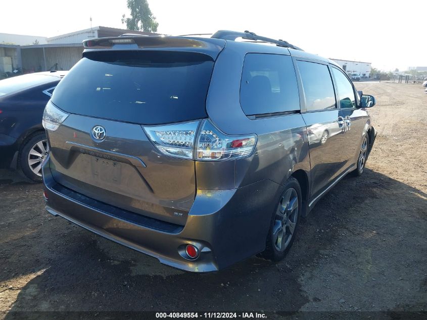 2017 Toyota Sienna Se 8 Passenger VIN: 5TDXZ3DC7HS876986 Lot: 40849554