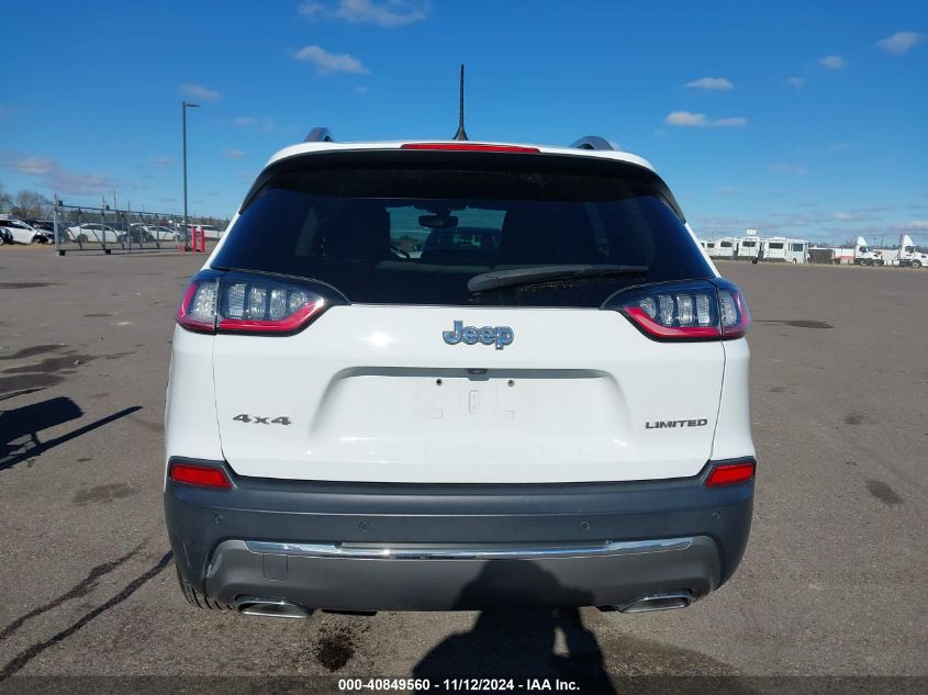 2019 Jeep Cherokee Limited 4X4 VIN: 1C4PJMDX5KD104795 Lot: 40849560