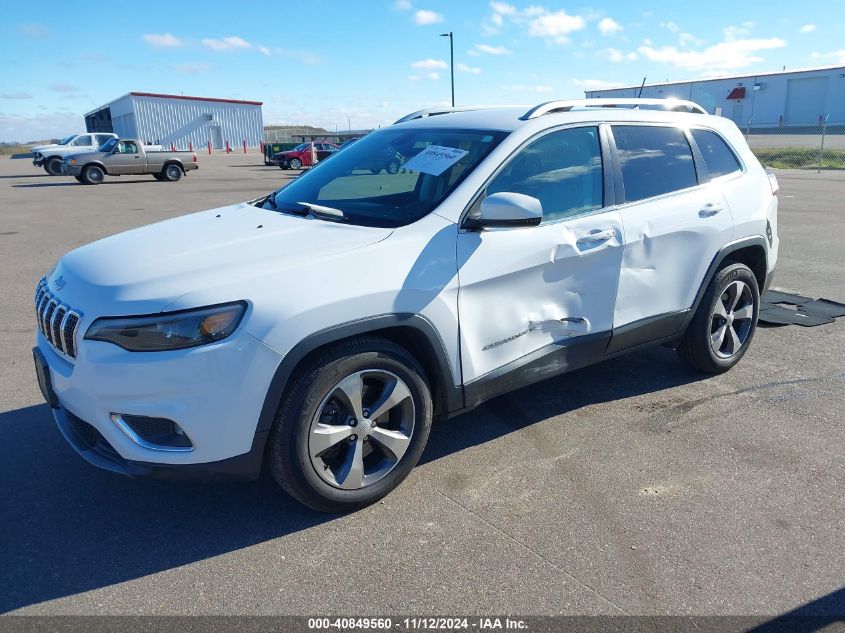 2019 Jeep Cherokee Limited 4X4 VIN: 1C4PJMDX5KD104795 Lot: 40849560