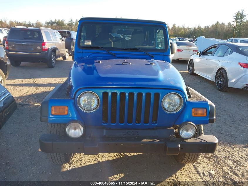 2003 Jeep Wrangler Sport VIN: 1J4FA49S83P320756 Lot: 40849565