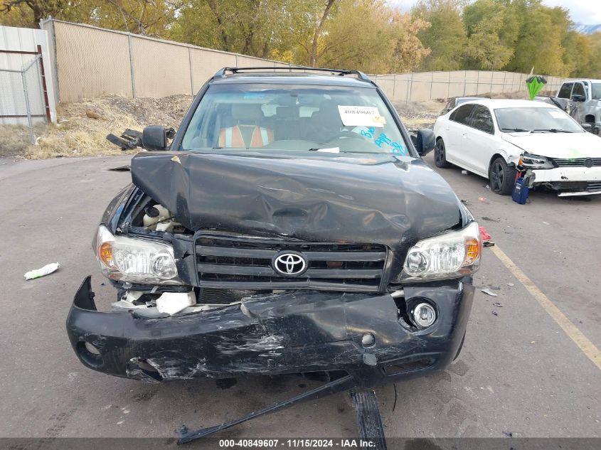 2004 Toyota Highlander Limited V6 VIN: JTEEP21A440059199 Lot: 40849607