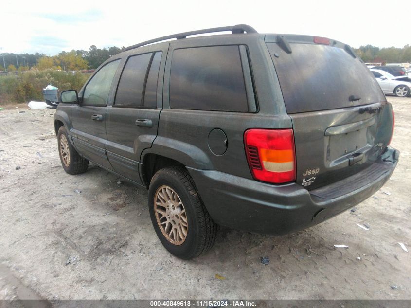 2004 Jeep Grand Cherokee Limited VIN: 1J4GX58N34C199292 Lot: 40849618