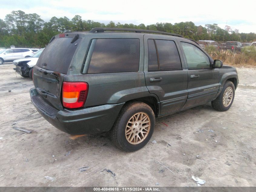 2004 Jeep Grand Cherokee Limited VIN: 1J4GX58N34C199292 Lot: 40849618