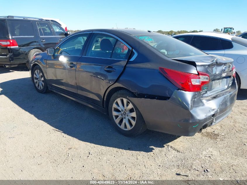 2015 Subaru Legacy 2.5I Premium VIN: 4S3BNAF60F3028707 Lot: 40849623