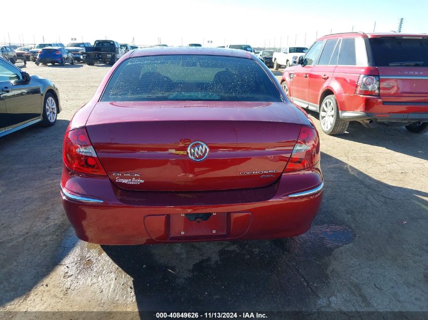 2009 Buick Lacrosse Cxl VIN: 2G4WD582591115563 Lot: 40849626