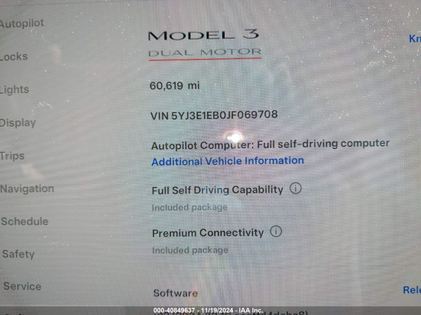 VIN 5YJ3E1EB0JF069708 2018 Tesla Model 3, Long Rang... no.7