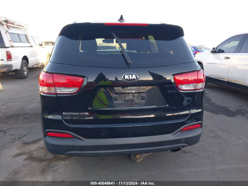 2016 Kia Sorento 2.4L Lx VIN: 5XYPGDA35GG065375 Lot: 40849641