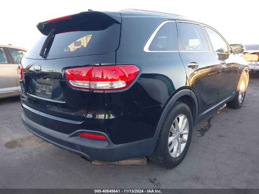 2016 Kia Sorento 2.4L Lx VIN: 5XYPGDA35GG065375 Lot: 40849641