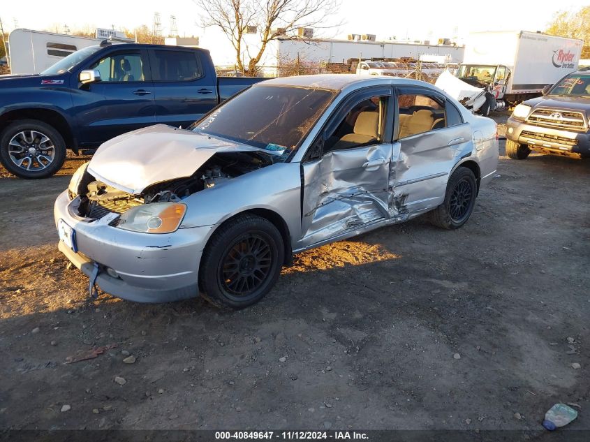 2002 Honda Civic Lx VIN: 2HGES15592H567253 Lot: 40849647