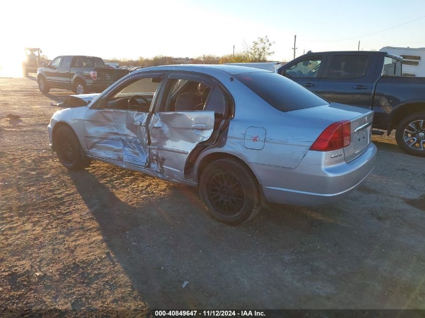 2002 Honda Civic Lx VIN: 2HGES15592H567253 Lot: 40849647