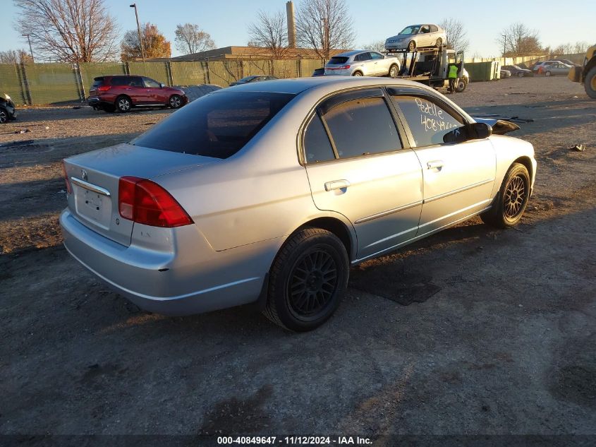 2002 Honda Civic Lx VIN: 2HGES15592H567253 Lot: 40849647