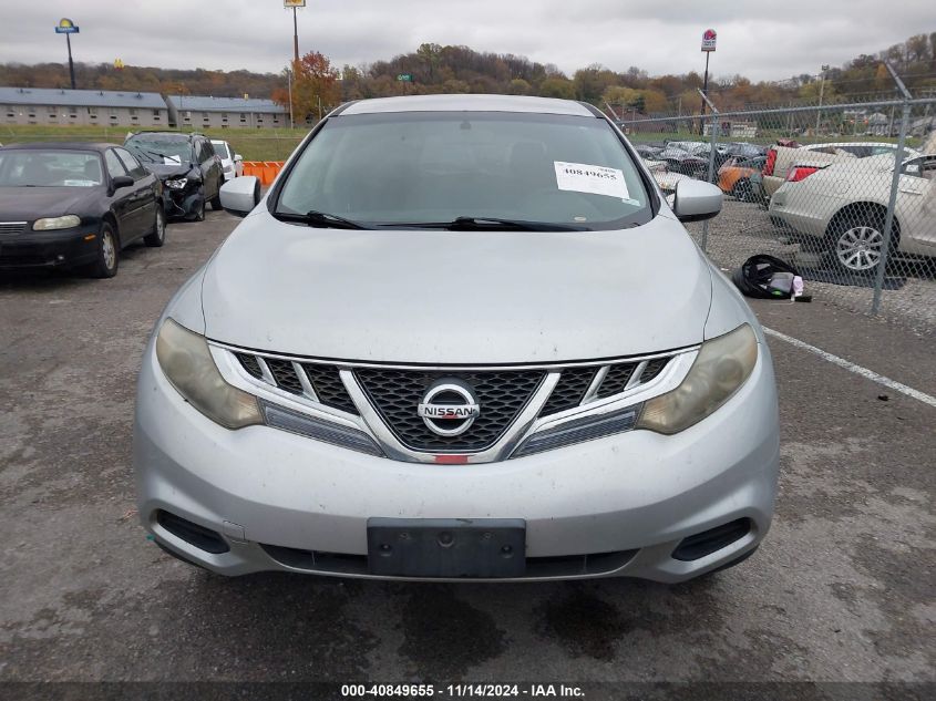 2011 Nissan Murano S VIN: JN8AZ1MW0BW17163 Lot: 40849655