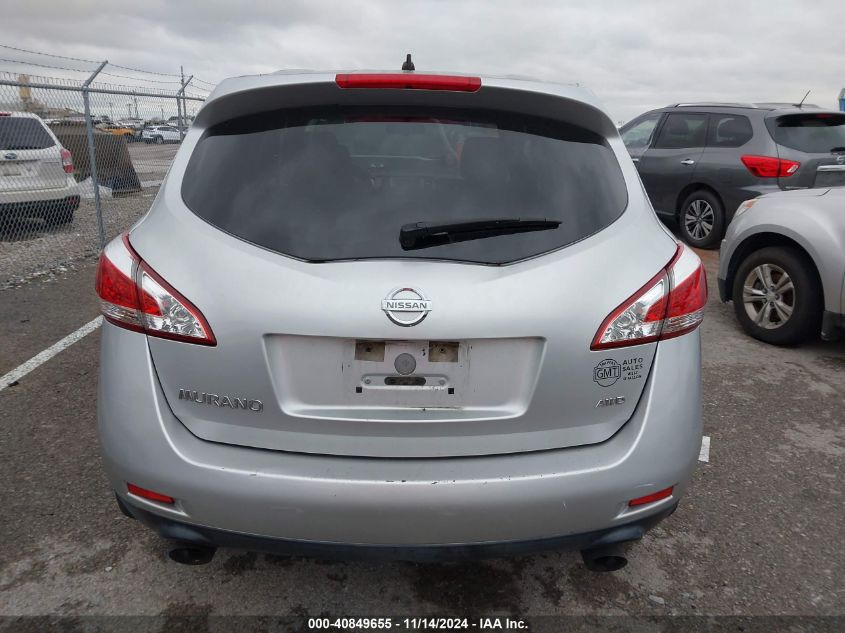 2011 Nissan Murano S VIN: JN8AZ1MW0BW17163 Lot: 40849655