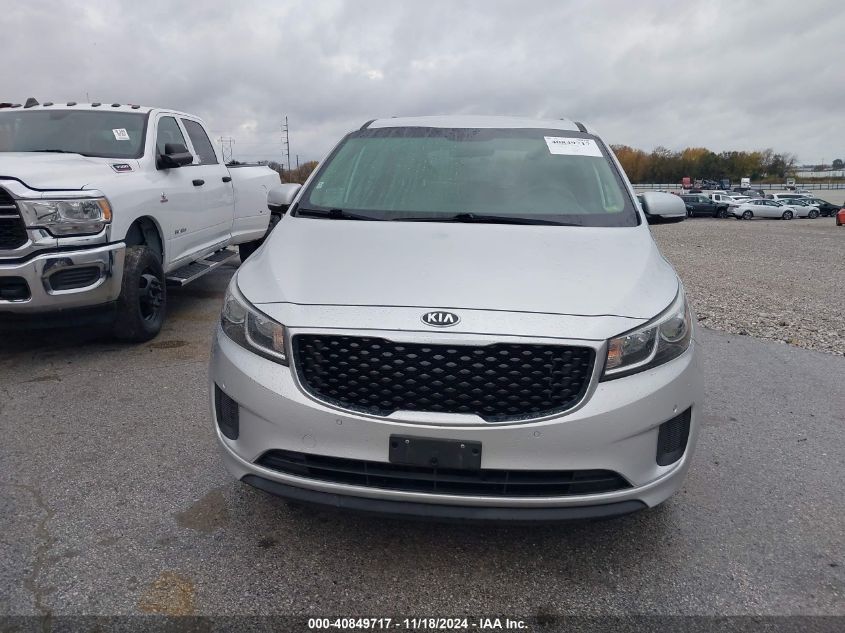 2017 Kia Sedona Lx VIN: KNDMB5C1XH6243014 Lot: 40849717