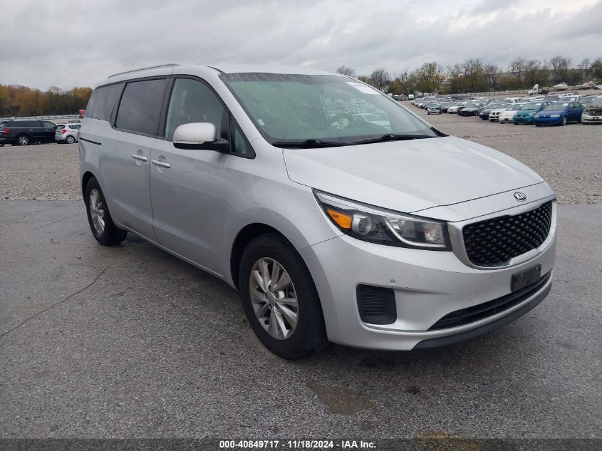 2017 Kia Sedona Lx VIN: KNDMB5C1XH6243014 Lot: 40849717