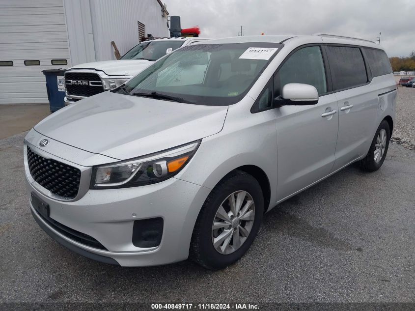 2017 Kia Sedona Lx VIN: KNDMB5C1XH6243014 Lot: 40849717