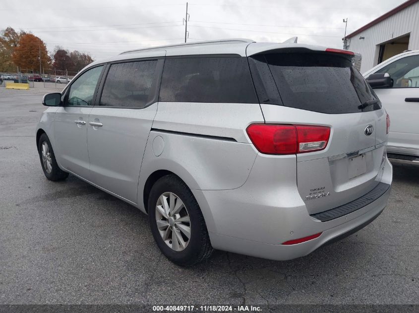 2017 Kia Sedona Lx VIN: KNDMB5C1XH6243014 Lot: 40849717