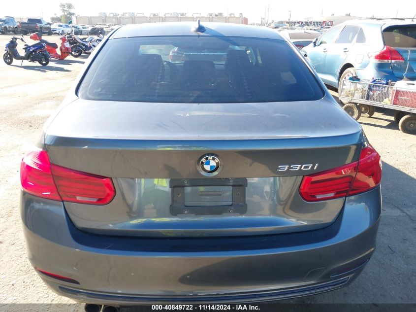 2018 BMW 330I VIN: WBA8B9G53JNU96027 Lot: 40849722