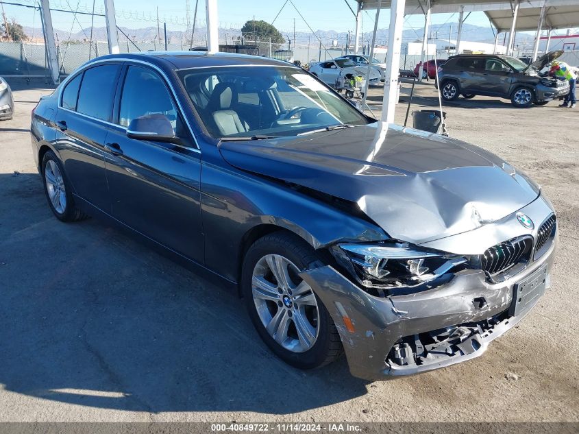 2018 BMW 330I VIN: WBA8B9G53JNU96027 Lot: 40849722