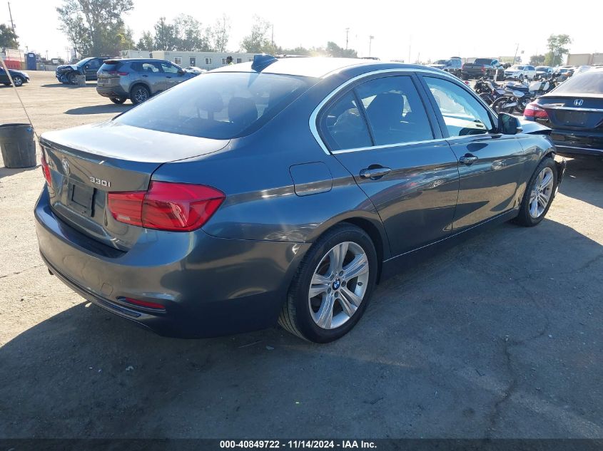 2018 BMW 330I VIN: WBA8B9G53JNU96027 Lot: 40849722