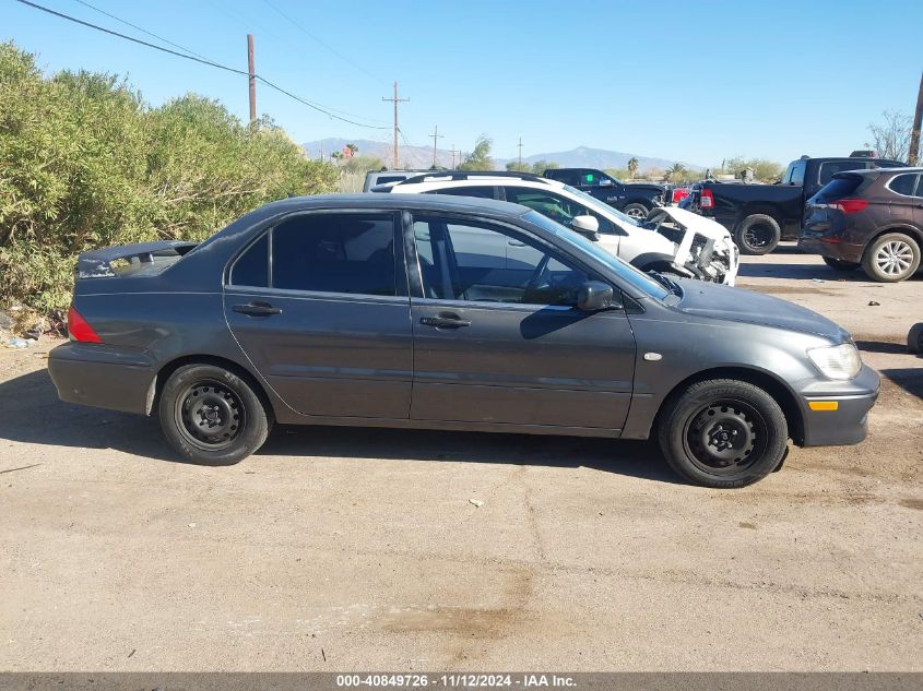 2002 Mitsubishi Lancer Es VIN: JA3AJ26E92U056187 Lot: 40849726