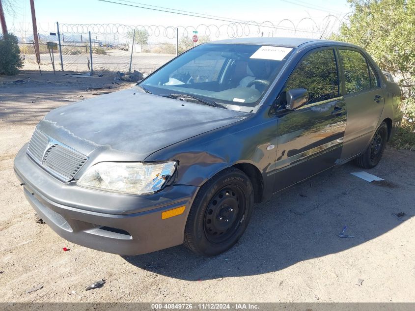 2002 Mitsubishi Lancer Es VIN: JA3AJ26E92U056187 Lot: 40849726