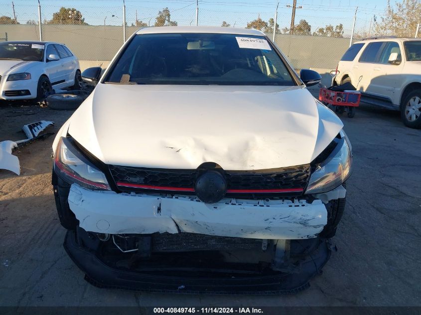 2017 VOLKSWAGEN GOLF GTI AUTOBAHN 4-DOOR/S 4-DOOR/SE 4-DOOR/SPORT 4-DOOR - 3VW447AU1HM006900