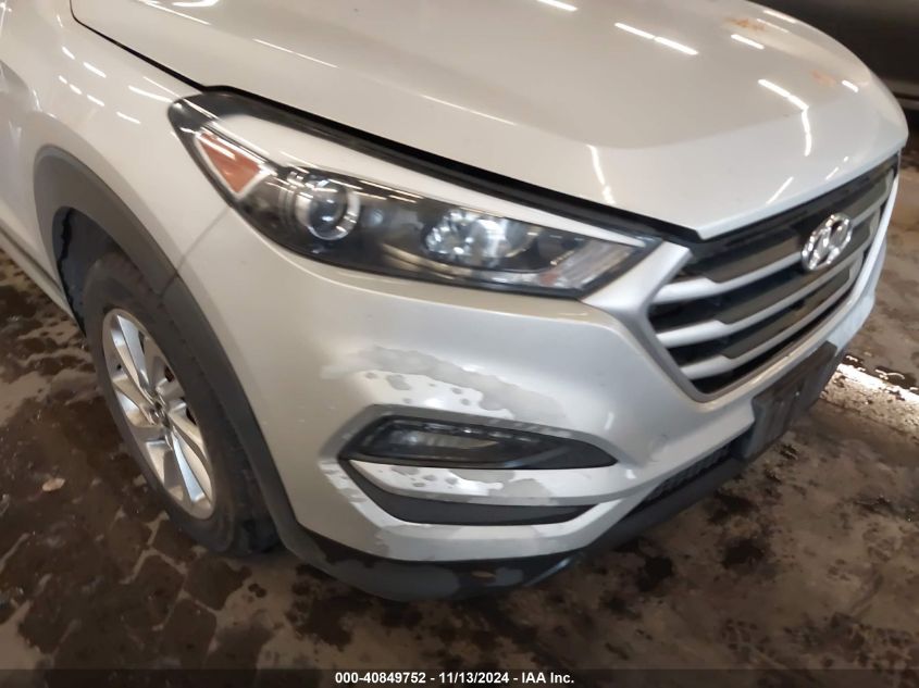 2018 Hyundai Tucson Sel VIN: KM8J33A40JU700511 Lot: 40849752