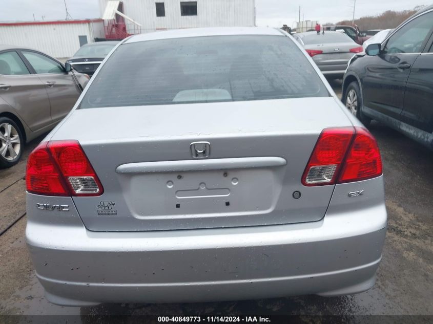 2004 Honda Civic Ex VIN: 2HGES26834H585930 Lot: 40849773