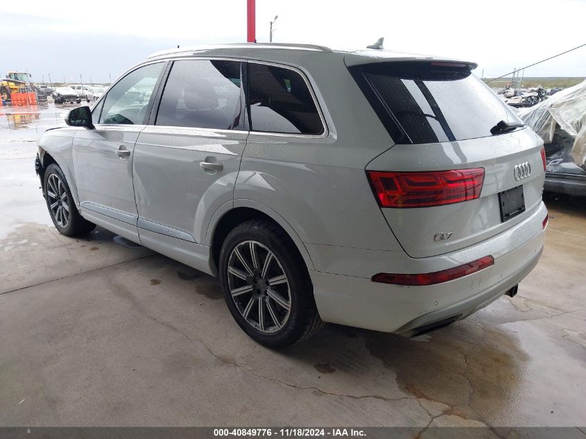 2017 Audi Q7 3.0T Premium VIN: WA1VAAF71HD035383 Lot: 40849776