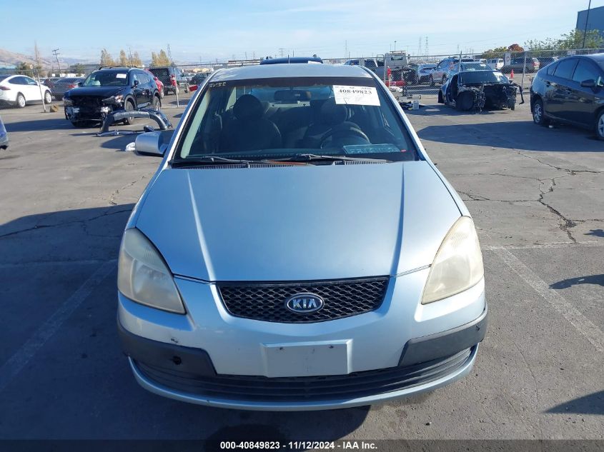 2006 Kia Rio Lx VIN: KNADE123566068278 Lot: 40849823