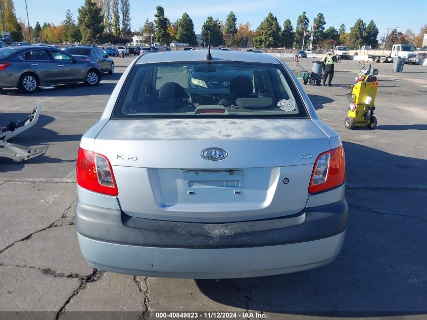 2006 Kia Rio Lx VIN: KNADE123566068278 Lot: 40849823