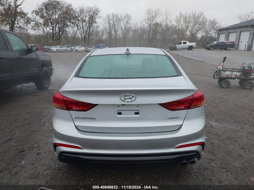 2018 Hyundai Elantra Sport VIN: KMHD04LB0JU479984 Lot: 40849832