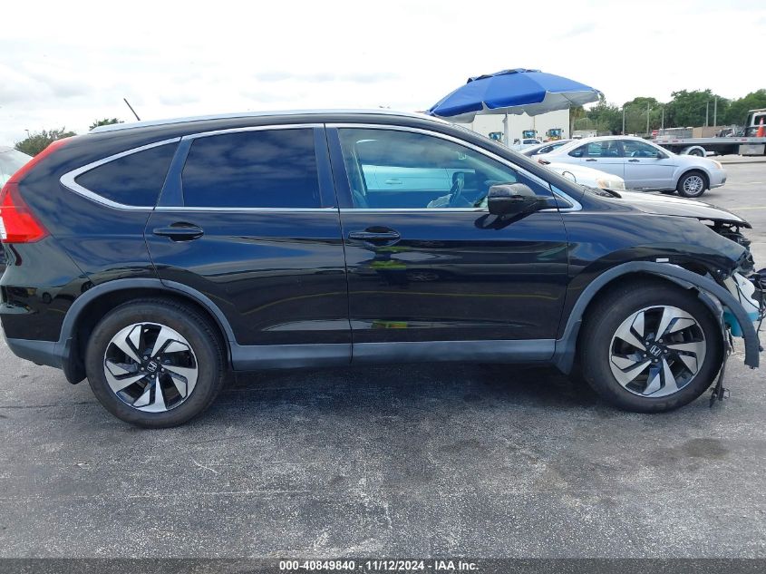 2015 Honda Cr-V Touring VIN: 5J6RM3H91FL025667 Lot: 40849840