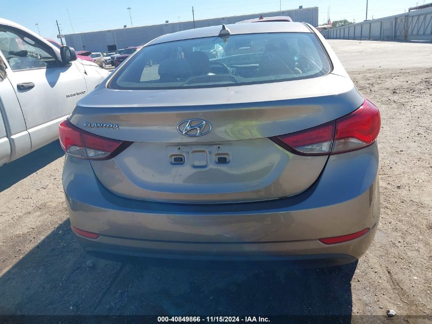 2016 Hyundai Elantra Se VIN: 5NPDH4AE4GH675228 Lot: 40849866