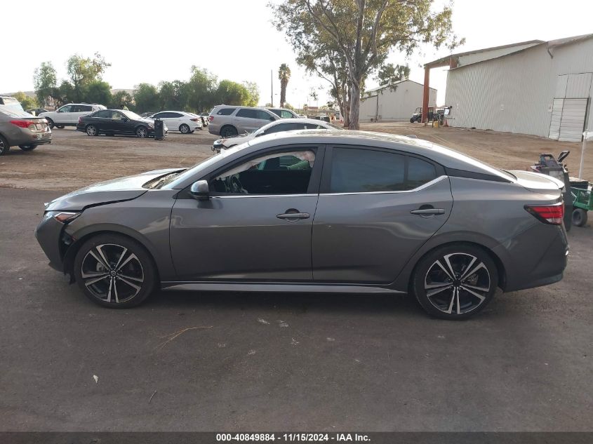 2021 Nissan Sentra Sr Xtronic Cvt VIN: 3N1AB8DV4MY223885 Lot: 40849884