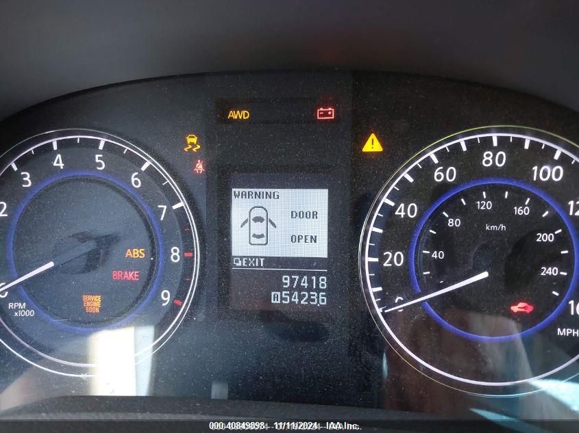 2013 Infiniti G37X VIN: JN1CV6AR8DM763092 Lot: 40849898