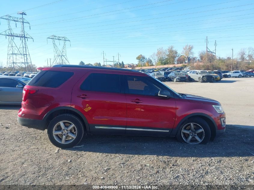 2017 Ford Explorer Xlt VIN: 1FM5K8DHXHGA66097 Lot: 40849908