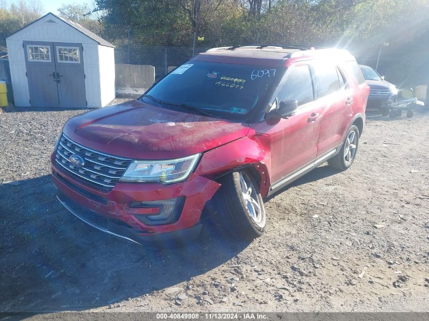 2017 Ford Explorer Xlt VIN: 1FM5K8DHXHGA66097 Lot: 40849908