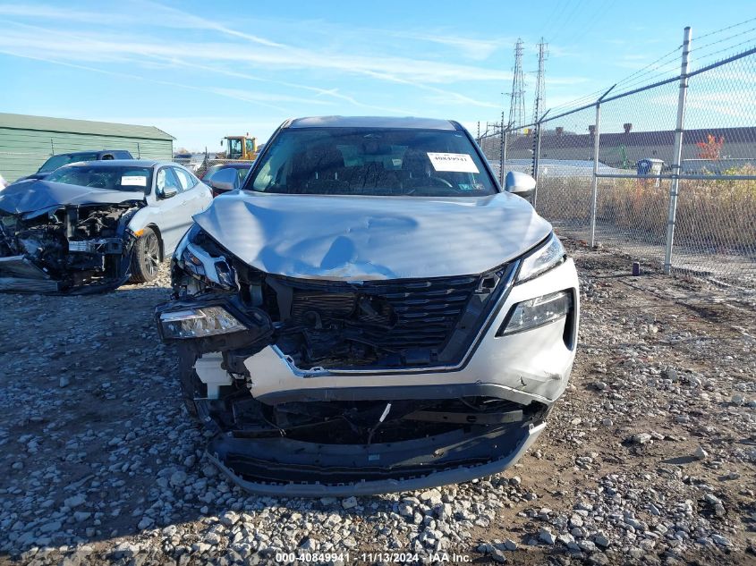 2022 Nissan Rogue Sv Intelligent Awd VIN: 5N1BT3BB4NC679255 Lot: 40849941