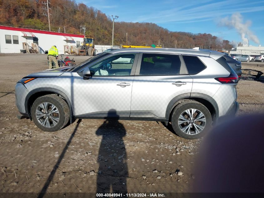 2022 Nissan Rogue Sv Intelligent Awd VIN: 5N1BT3BB4NC679255 Lot: 40849941