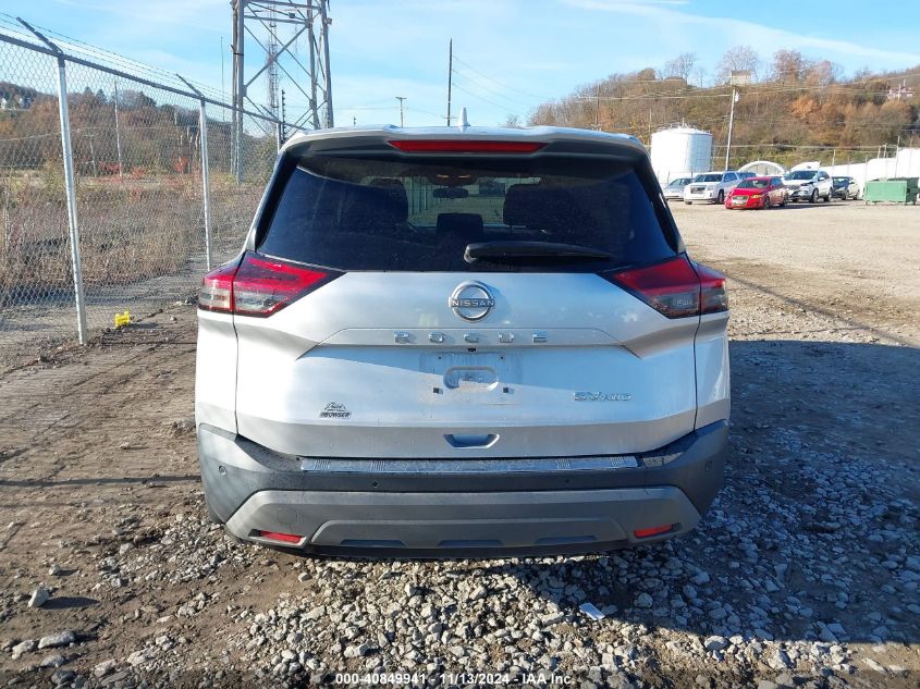 2022 Nissan Rogue Sv Intelligent Awd VIN: 5N1BT3BB4NC679255 Lot: 40849941